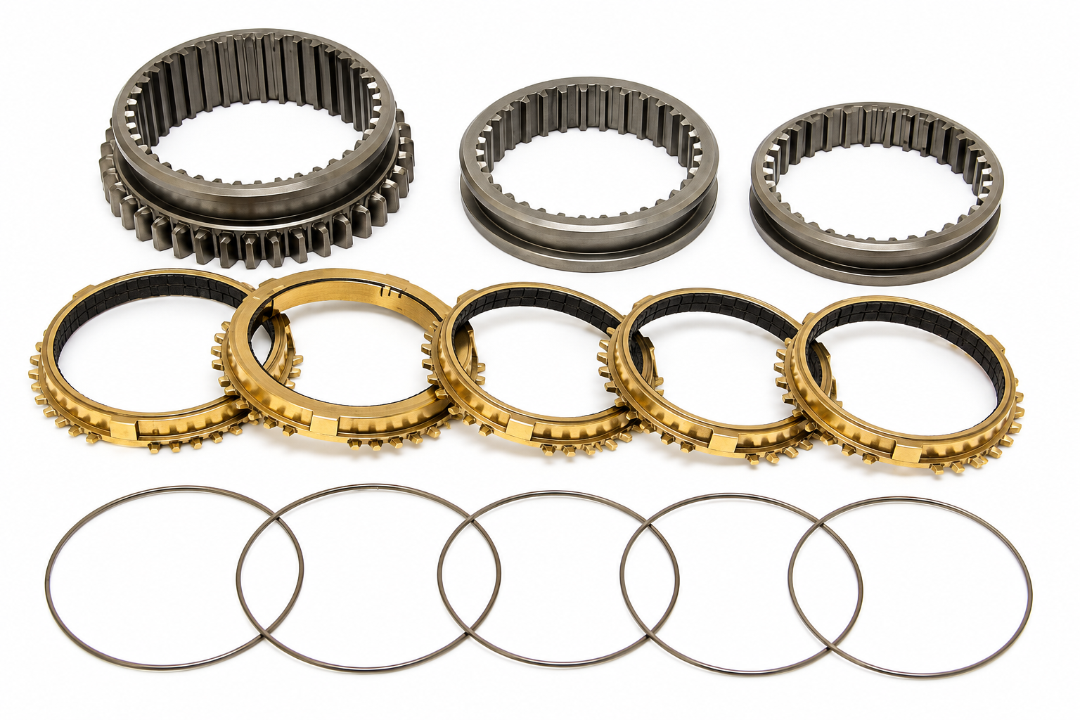 Synchrotech 92-01 Integra LS 1-5 Carbon Synchro Sleeve Set